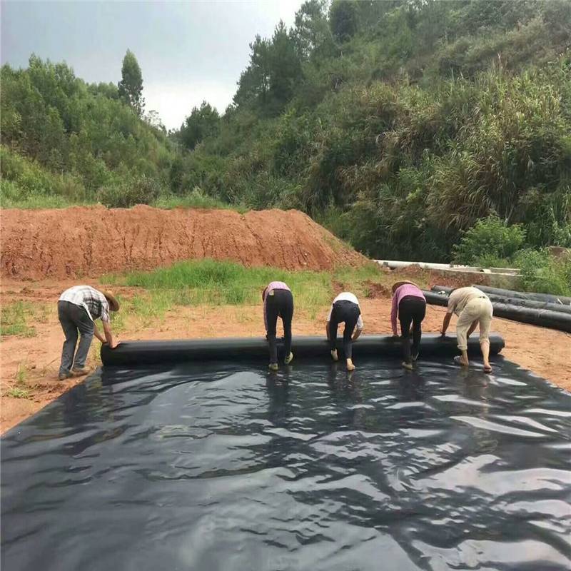 土工膜运用在渠道灌溉防渗工程项目之中